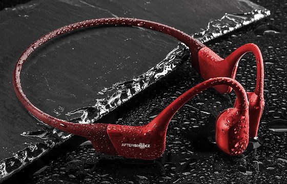 Open-Ear Wireless Earphones In Red