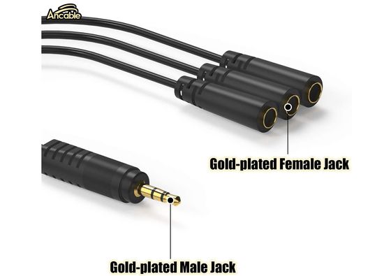 Splitter With Gold Plated Jacks