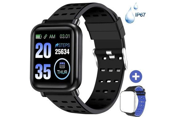Sleep Tracker Smart Watch Showing Date