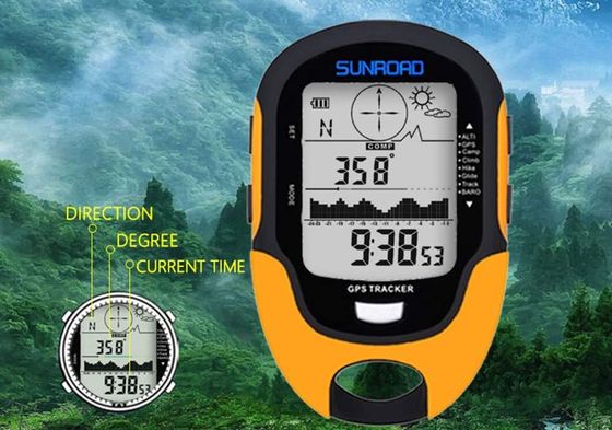 APROTII GPS Navigation Tracker Yellow Black GPS Navigation Tracker