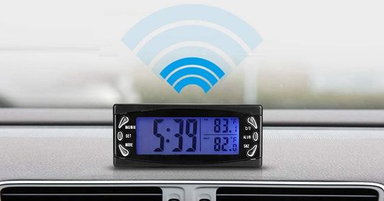 Aramox LCD Car Thermometer LCD Car Thermometer Blue Screen