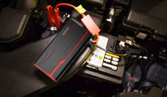 Arteck Car Power Pack Booster Car Power Pack With Red Clamps
