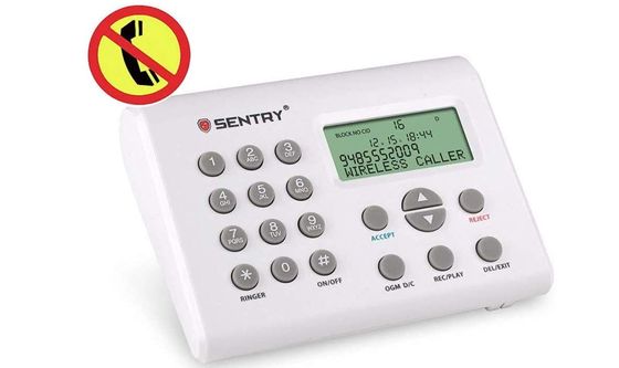 Incoming Call Blocker In All White Case