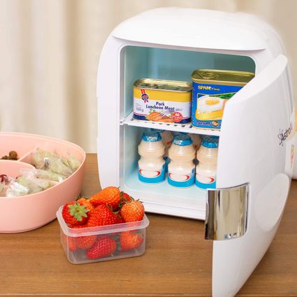 Cool Mini Fridge With White Exterior