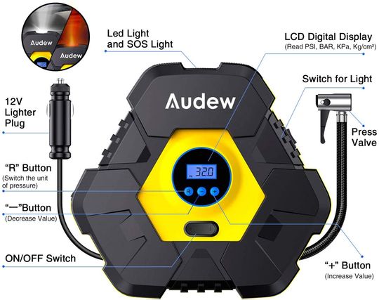 Compressor Car Tyre Pump 12V With Plug