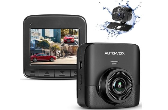 AutoVox Mini WiFi Dash Cam Small WiFi Dash Cam In Man's Hand