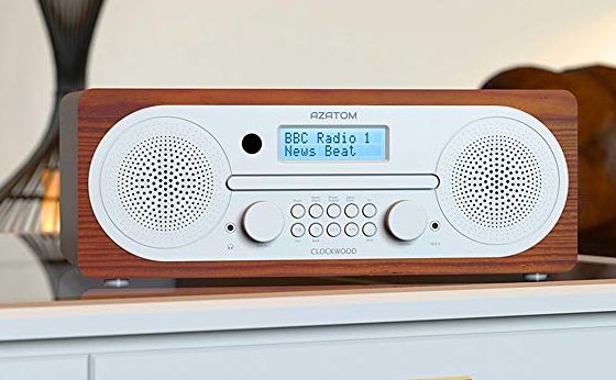 Azatom DAB Radio Alarm Clock DAB Radio Alarm Clock With Blue Screen
