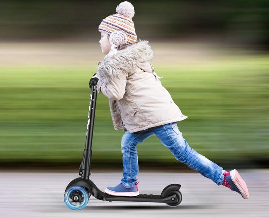 Kids 3 Wheel e-Scooter In Blue