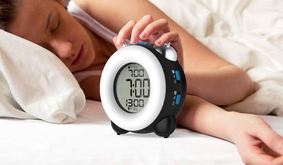 Loud Alarm Clock With White Border