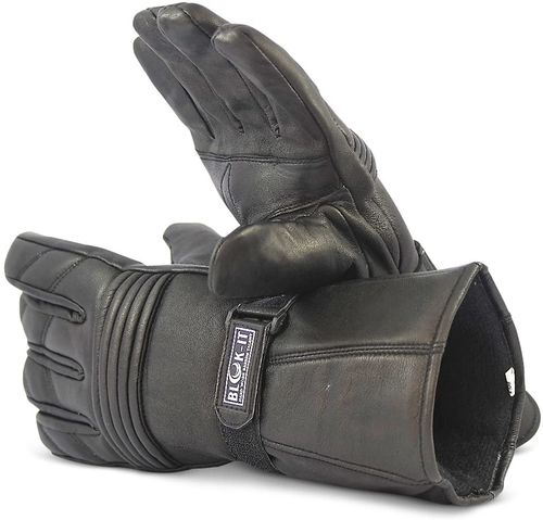 Thinsulate Biker Gloves With Adjustable Strap