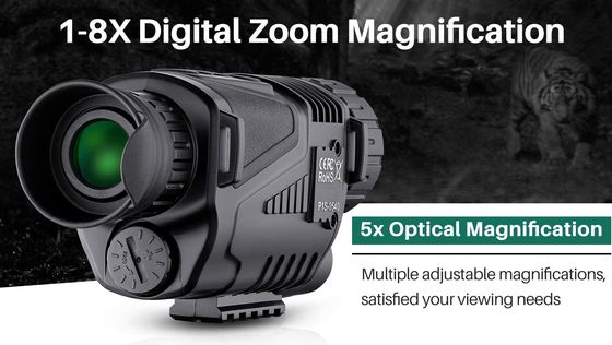 BNISE Night Vision Monocular 8 x 40 Night Vision Monocular In All Black