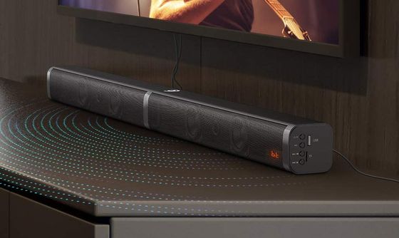 Bomaker Sound Bar With Subwoofer Sound Bar Subwoofer In Black