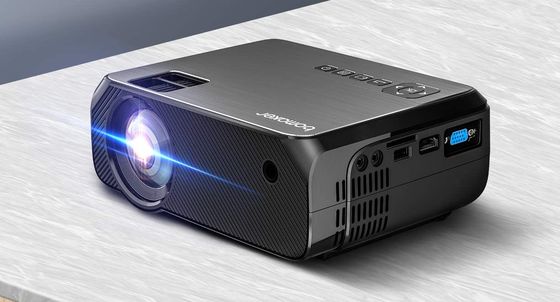 Bomaker 1080p Projector WiFi 1080p Projector In All Black