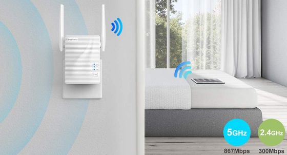 White WiFi Booster Extender