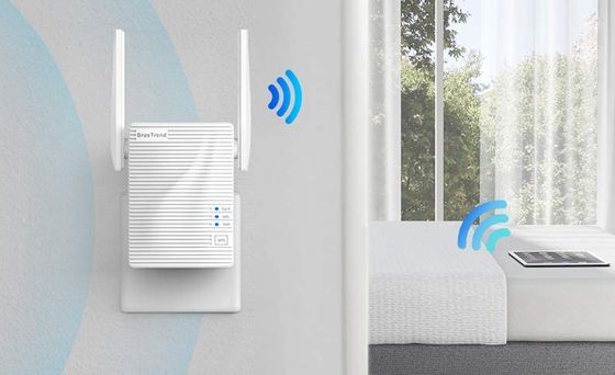 BrosTrend WiFi Booster Range AC1200 WiFi Booster In White
