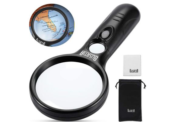 LED Magnifying Glass With Black Bag