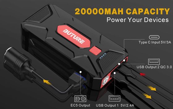 Get The BUTURE Now Car Jump Starter Power Bank With Bag
