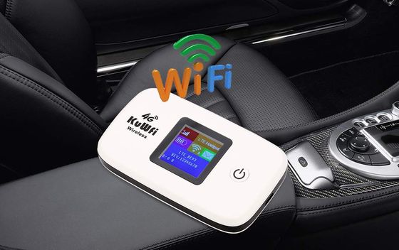 White Small Car Router