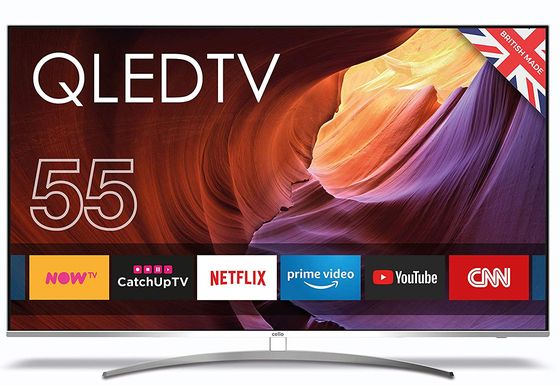 55 Inch QLED Smart 4K TV With Steel Base