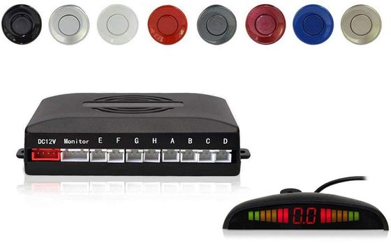 Car Parking Aid Radar With Red Sensor LED