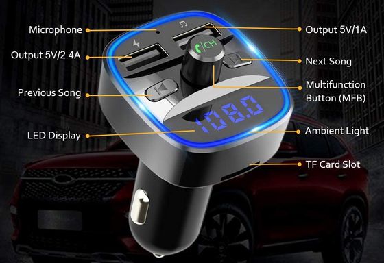 Bluetooth Radio Transmitter With Blue LED