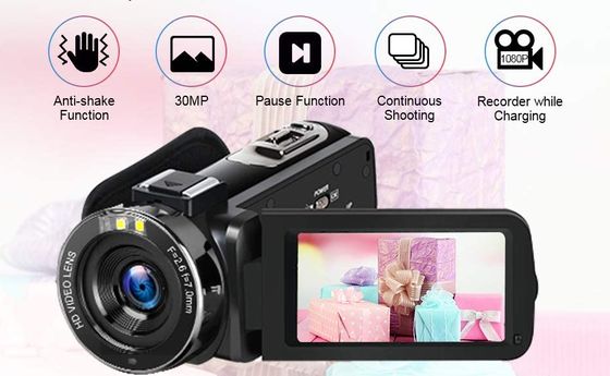 Video Recording Camera In Black