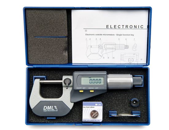 Digital Micrometer External Gauge In Box