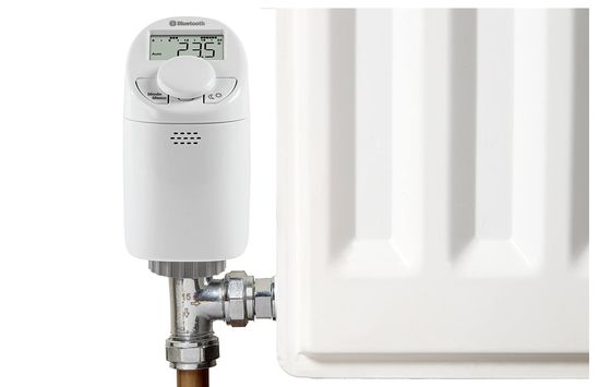 Smart Digital Radiator Valve In White