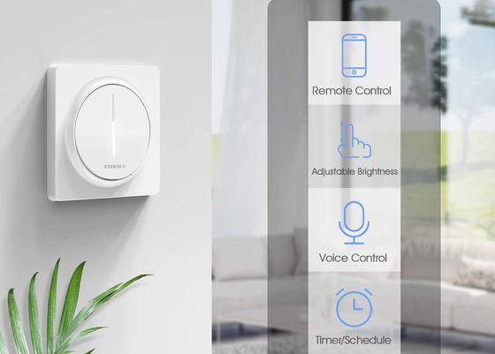 White Smart Alexa Dimmer Light Switch