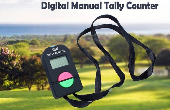 Ewinev Digital Counter Clicker Number Counter Clicker In Black With Cord