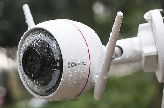 The EZVIZ Night Vision Camera White Night Vision Camera Dome Shaped