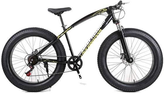 Mountain Fat Tyre Bike Fat Tyre Bike In Black And Yellow