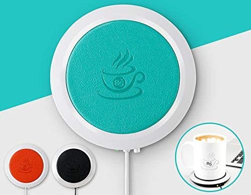 4 Port Guilty Gadgets USB Cup Heater Pad Guilty Gadgets USB Cup Heater Pad With White Cable