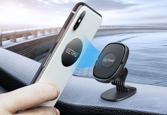 GETIHU Dashboard Car Mount Dashboard Phone Car Mount With Round Front