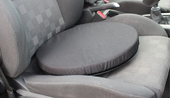 Hardcastle Swivel Pad For Car Seat Swivel Pad For Car In Grey Textile