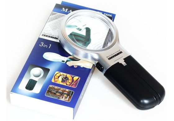 Magnifying Glass With Black Handle