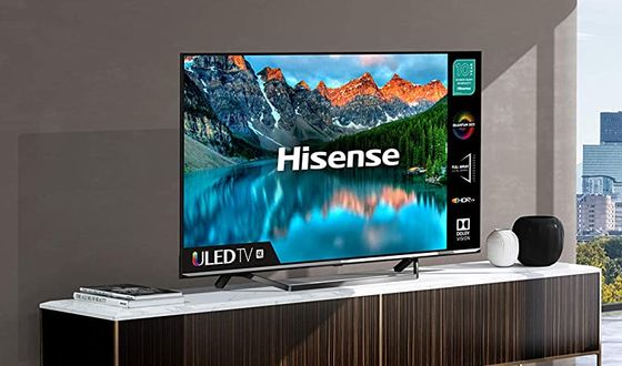 HISENSE Quantum HDR Smart TV Quantum 50 Inch Smart TV With Black Stand