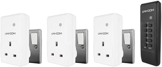 HomeUni Remote Control Electrical Sockets 3 Remote Control Electrical Sockets