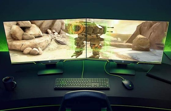 HP Full HD Gaming Monitor x2 144Hz Wide Screen Gaming Monitors