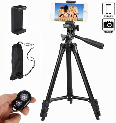Phone Tripod Stand With Hand Remote