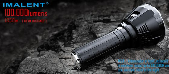 Powerful LED Torch With Black Grip