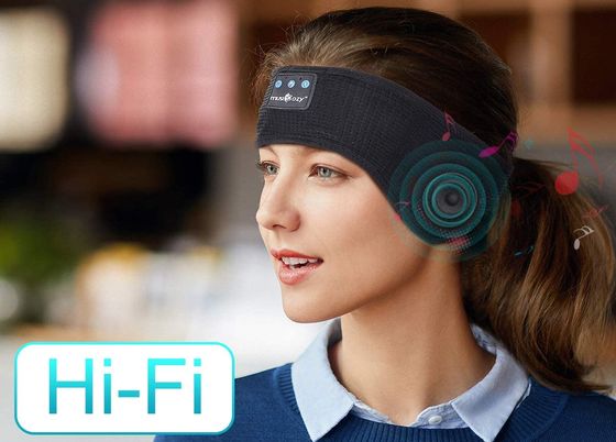 Luxury Headphones For Sleeping Flat Headphones For Sleeping With Black Cable