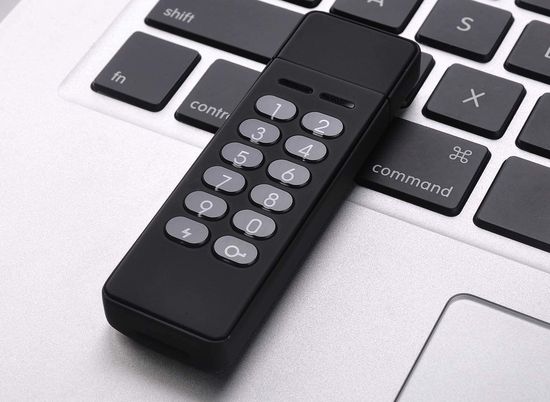 Encrypted Memory Stick With Black Key Pad