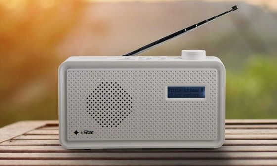 DAB+ Digital Radio With White Exterior