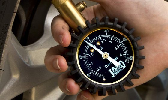 Air Pressure Gauge With Round Dial
