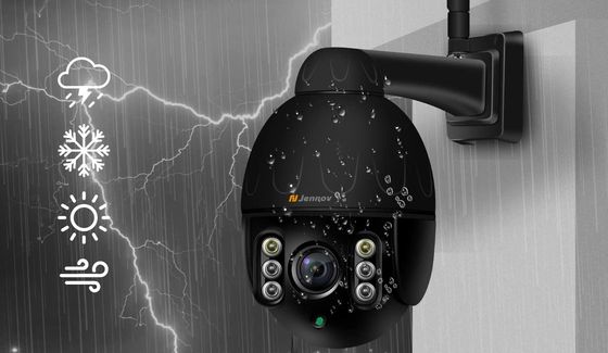 Jennov Wireless IP Camera Online CCTV Black Wireless IP Camera With Bracket