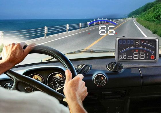 Car HUD Heads-Up Display On Dash