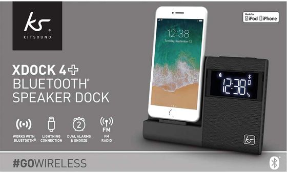 KitSound Docking Station iPhone Docking Station In All Black
