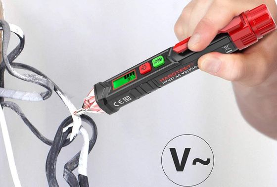 Electrical Voltage Tester In Green And Red