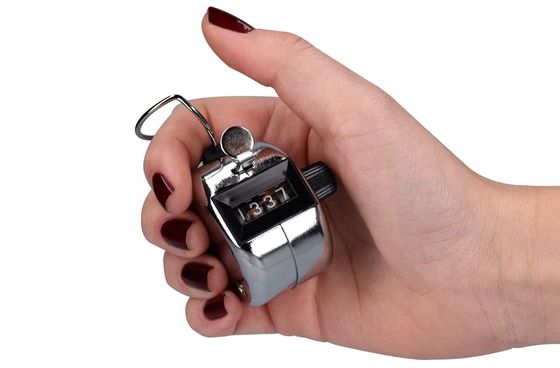 KWmobile Handheld Click Counter Click Counter With In Steel 4 Digits
